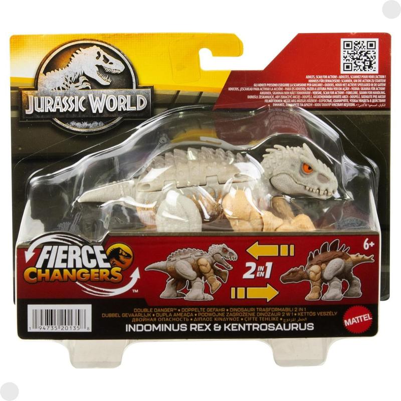 Jurassic World Indominus Rex & Kentrosaurus HLP05D - Mattel